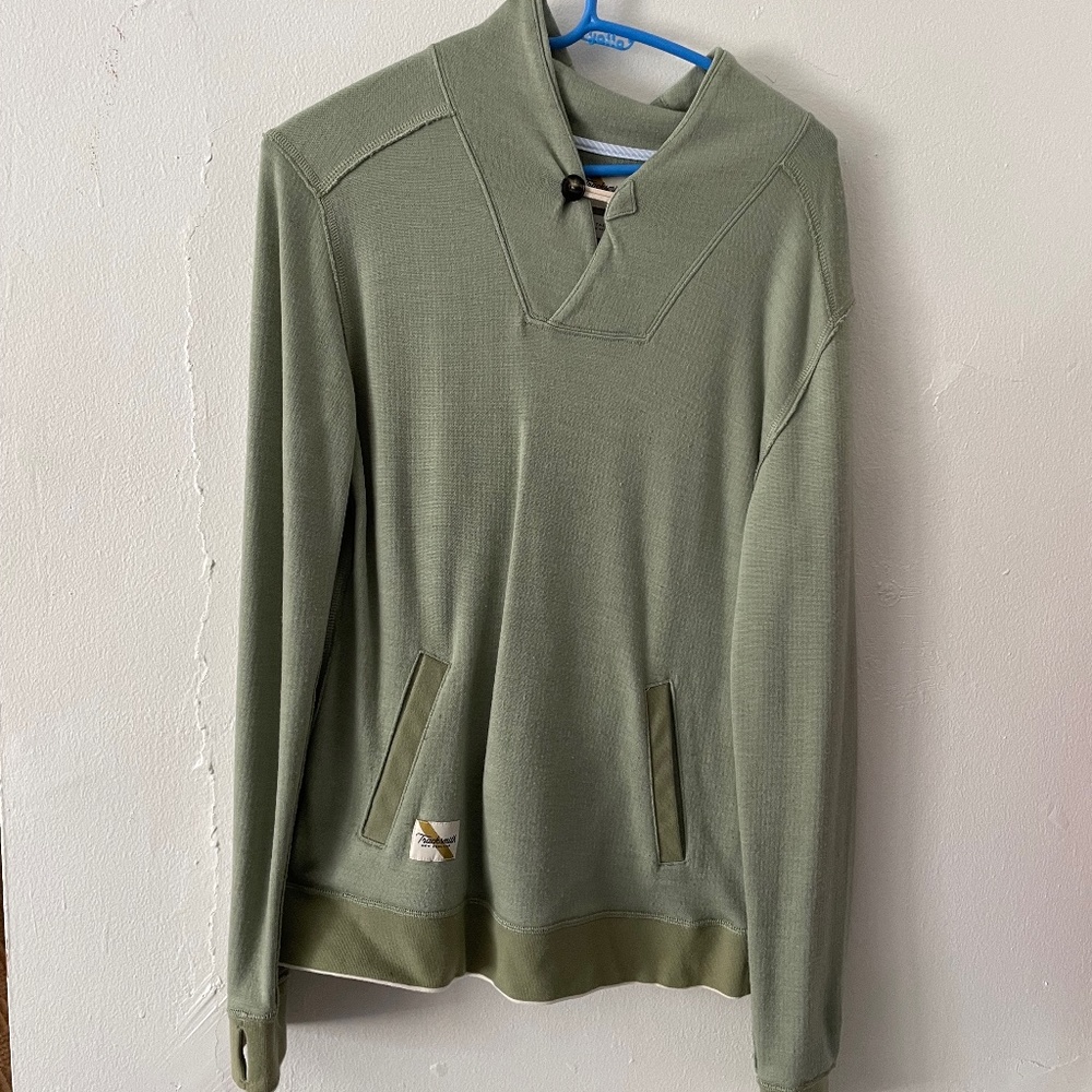 RARE Tracksmith Emil Merino Running Sweater, Womens M